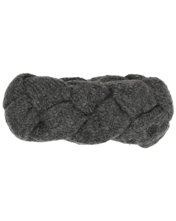 Bentita de iarna pentru femei,  Cable, Acril/Poliester, 25-34 cm, Gri