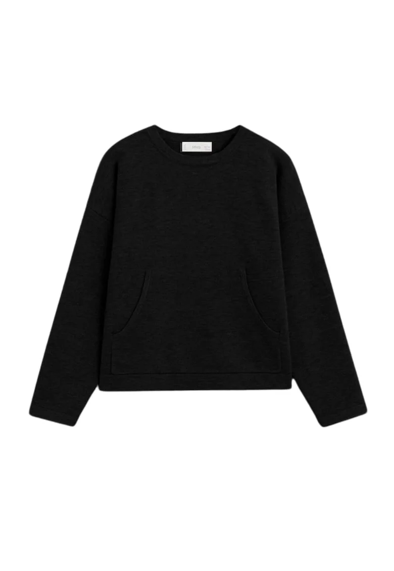 Bluza fete,  Poliester/Poliamida, Negru,