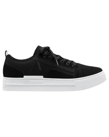 Pantofi barbati  Sommr Canvas, piele, negru, Negru