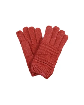 Manusi dama  S/M, rosii, material elastic, sezon toamna-iarna, poliester