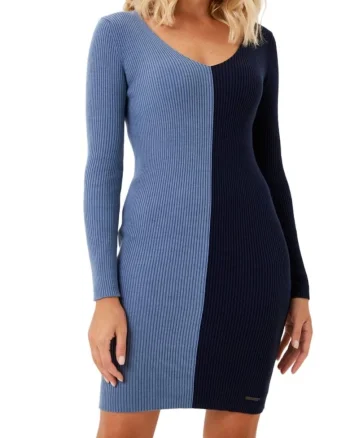 Rochie de dama,  bumbac, albastru,