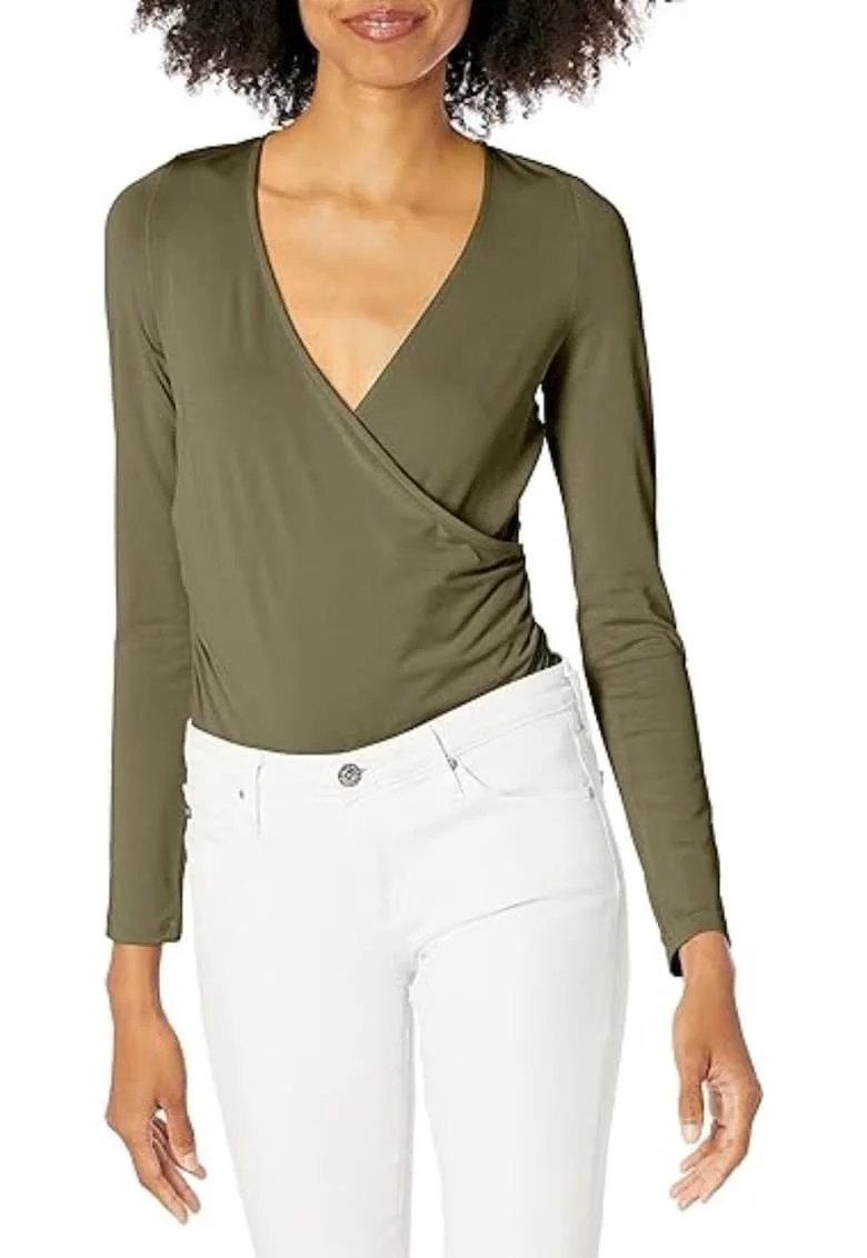 Bluza dama,  Modal/Poliester/Elastan, Verde,