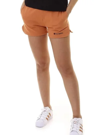 Pantaloni scurti sport  bumbac, portocaliu, Portocaliu