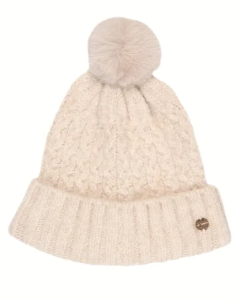 Caciula dama  Bitz Knit Beanie, Acril, Elastan, Poliester, Bej