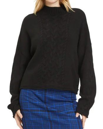 Pulover supradimensionat uni cu model torsade Balje,