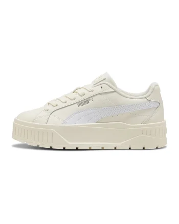 Pantofi sport Karmen II flatform, Alb fildes