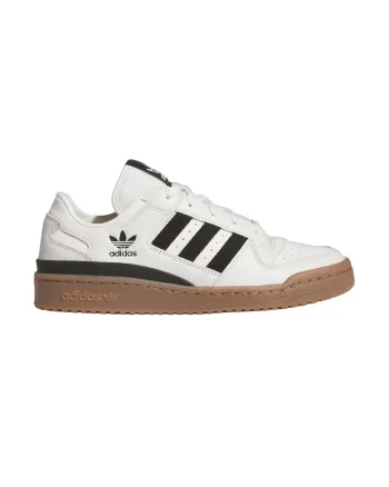 Pantofi sport din piele Forum Low CL, Alb/Negru