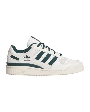 Pantofi sport din piele Forum Low CL, Verde englez/Alb murdar
