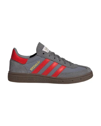 Pantofi sport low-cut cu insertii din piele intoarsa Spezial, Rosu vermillion/Gri inchis