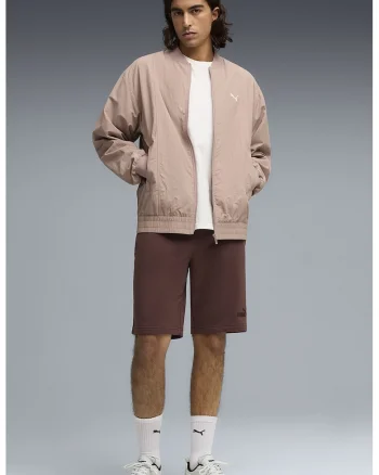 Bermude cu snur interior Essential, Maro