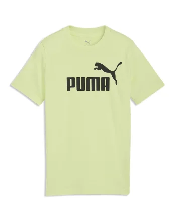 Tricou de bumbac cu decolteu la baza gatului si logo ESS No 1
