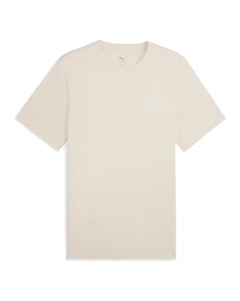 Tricou cu logo brodat Essentials No. 1, Bej/Bej deschis
