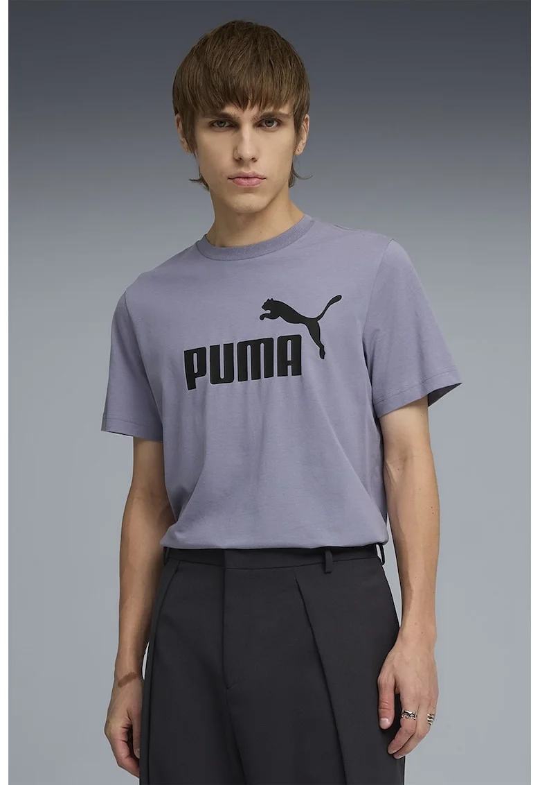 Tricou cu imprimeu logo ESS No. 1, Negru/Gri