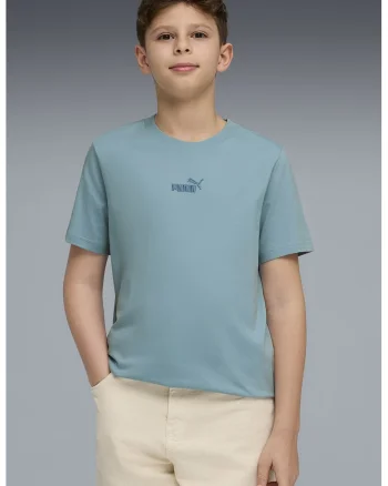 Tricou regular fitcu logo brodat Essentials, Albastru lavanda,