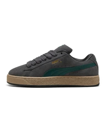 Pantofi sport XL Jasmine din piele intoarsa cu sireturi de rezerva, Verde englez/Gri inchis