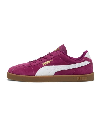 Pantofi sport Club II Intense unisex de piele intoarsa, Roz zmeuriu