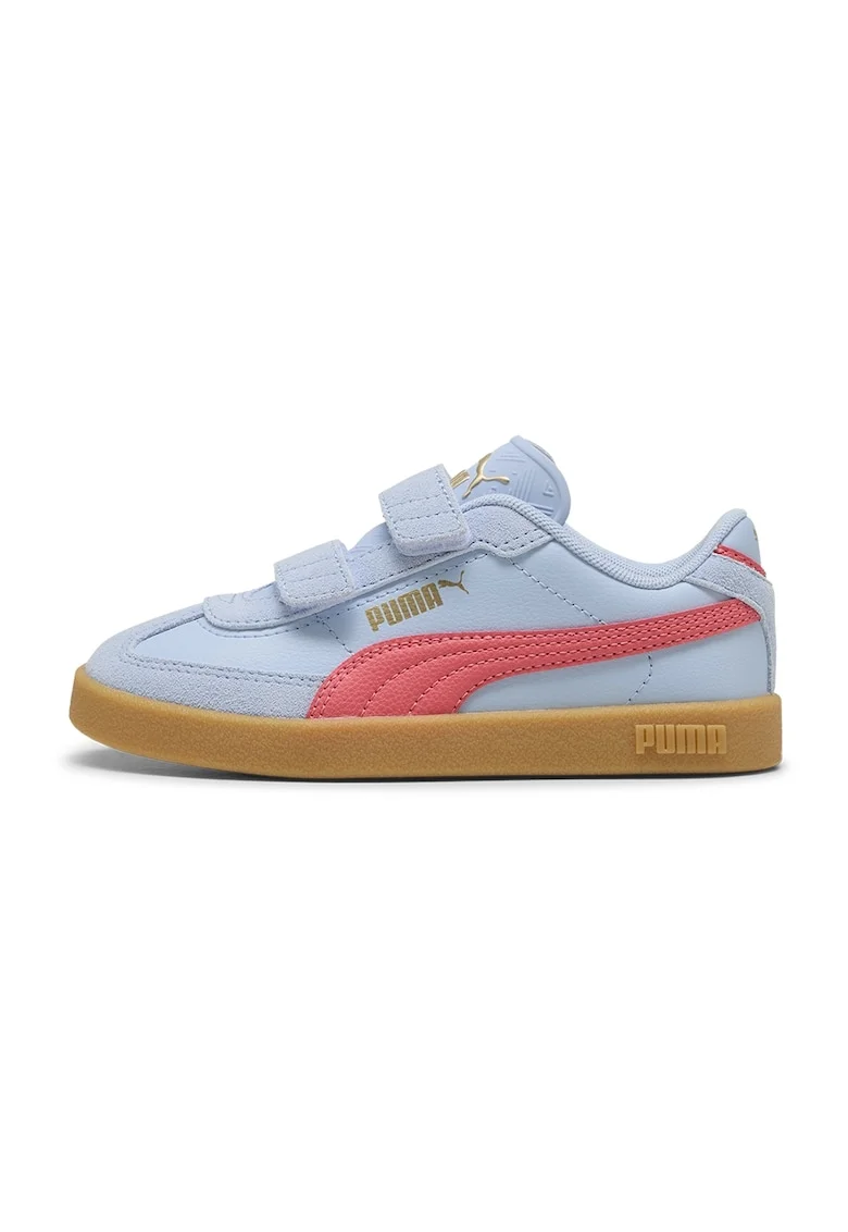 Pantofi sport Club II Era V PS cu velcro, Rosu/Albastru pastel