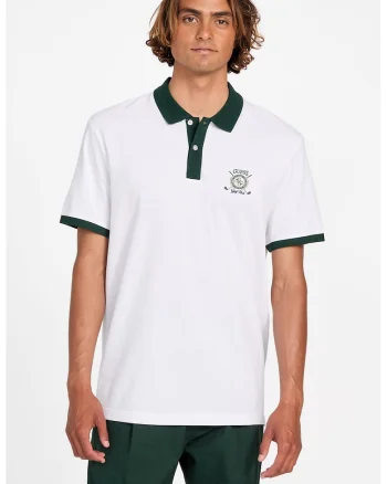 Tricou polo cu detalii contrastante