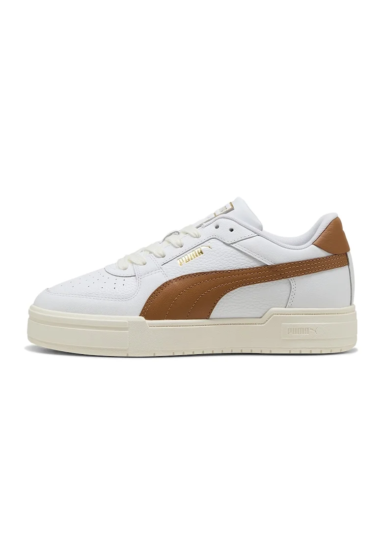 Pantofi sporrt Pro Classic II din piele, Alb fildes/Maro scortisoara/Alb murdar