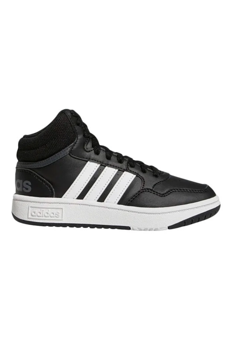 Pantofi Sport  Hoops Mid JR GW0402, Baieti, Negru