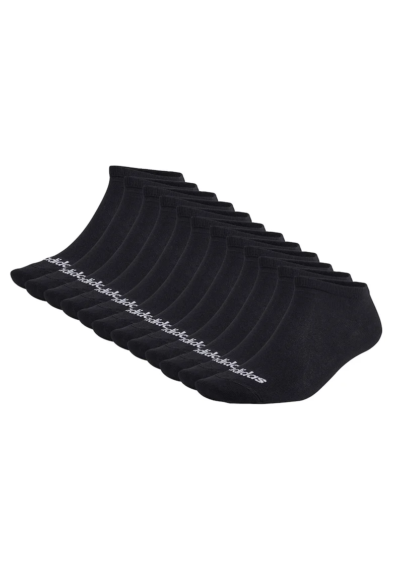 Set de sosete scurte unisex - 12 perechi, Negru