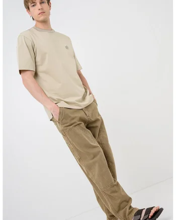 Tricou de bumbac Tames, Bej inchis
