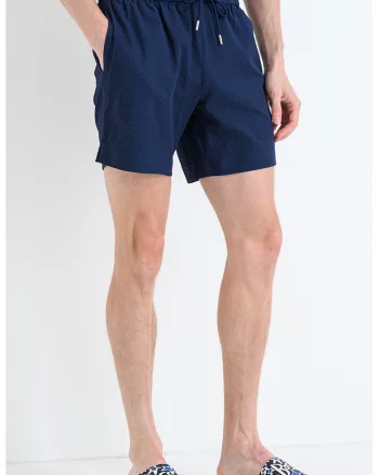 Pantaloni scurti de baie cu buzunare laterale, Albastru ultramarin