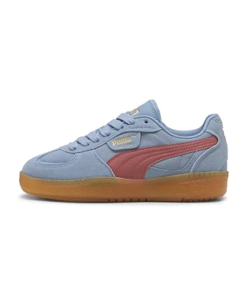 Pantofi sport Palermo Moda Xtra Gum low-cut, Rosu/Albastru petrol