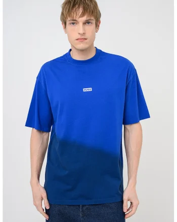 Tricou lejer cu logo, Albastru royal
