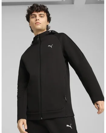 Hanorac cu fermoar si maneci raglan, Negru