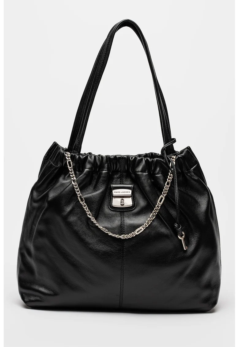 Geanta tote din piele The Cristina, Negru