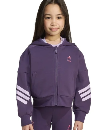 Hanorac cu maneci cazute si imprimeu Minnie Mouse, Violet/Roz pastel/Lila
