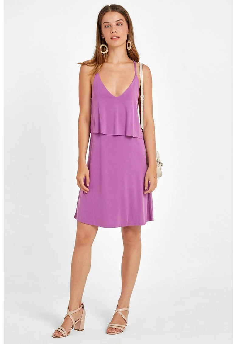 Rochie uni din amestec de modal, Ametist