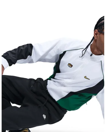 Pantaloni de trening cu buzunare laterale, snur, model uni, Negru