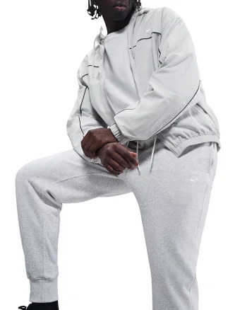Pantaloni de trening din amestec de bumbac cu logo, Gri antracit