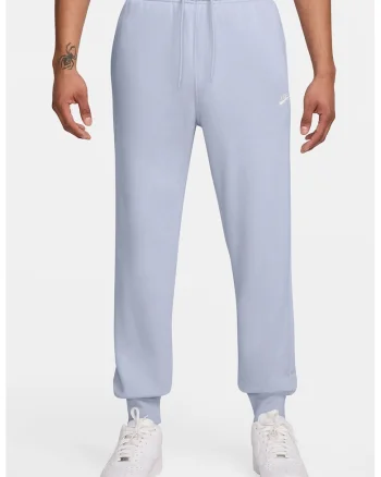 Pantaloni de trening cu logo si snur de ajustare, Albastru glaciar