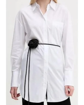 Camasa din bumbac cu buzunar aplicat