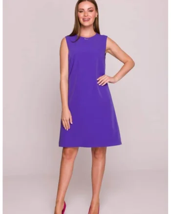 Rochie midi simpla fara maneci,