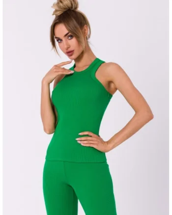Top din tricotaj,, Verde