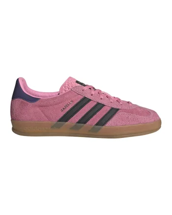 Pantofi sport din piele intoarsa Gazelle, Negru/Gri carbune/Roz