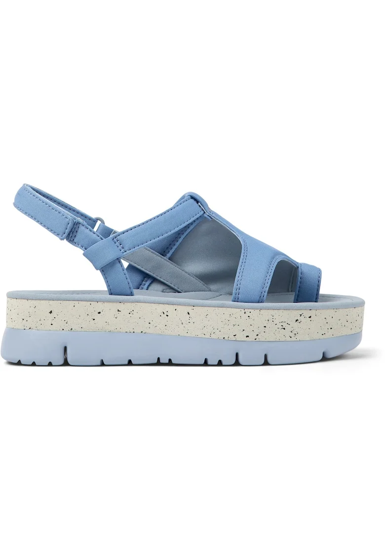 Sandale wedge Oruga Up, Albastru
