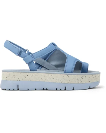 Sandale wedge Oruga Up, Albastru