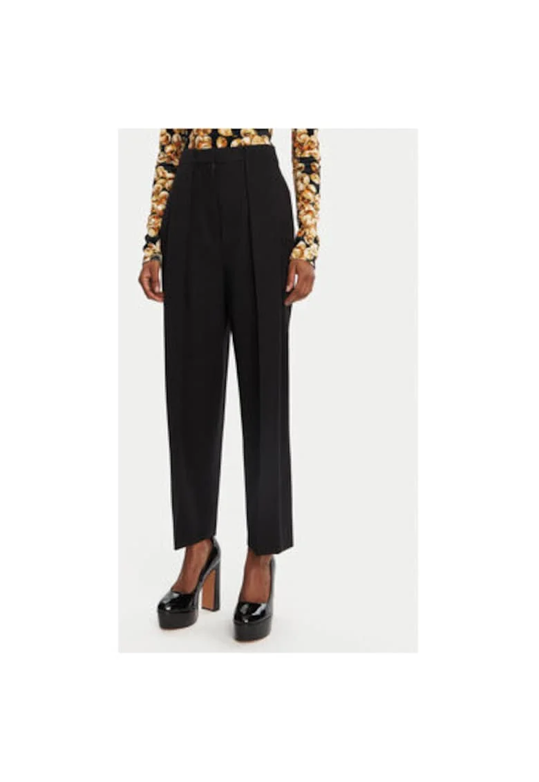Pantaloni Dama,  305313492, Lana, Negru, Negru