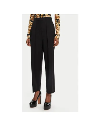 Pantaloni Dama,  305313492, Lana, Negru, Negru