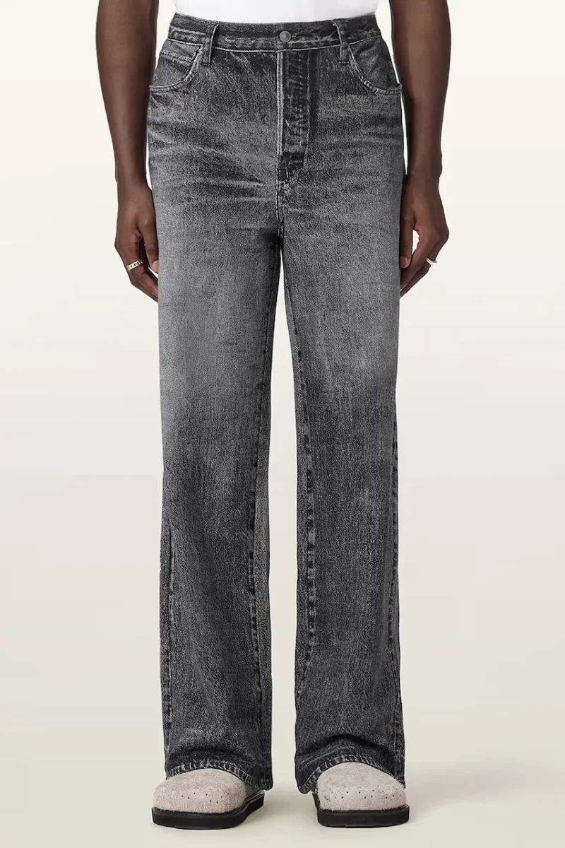 AllSaints blugi wide leg pentru bărbați LENNY