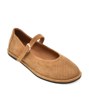 Balerini EPICA maro, 2856301, din piele intoarsa