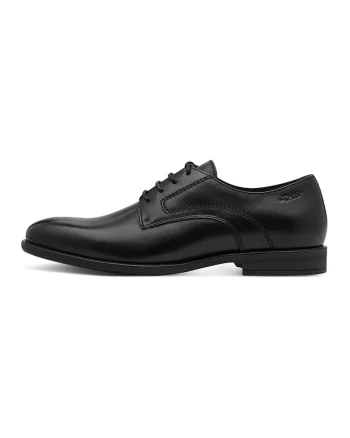 Pantofi derby de piele, Negru
