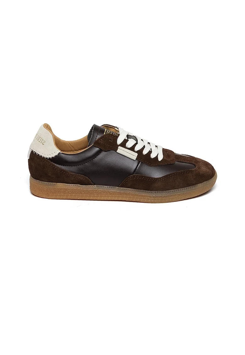 Pantofi sport Emporia low-cut, Maro inchis
