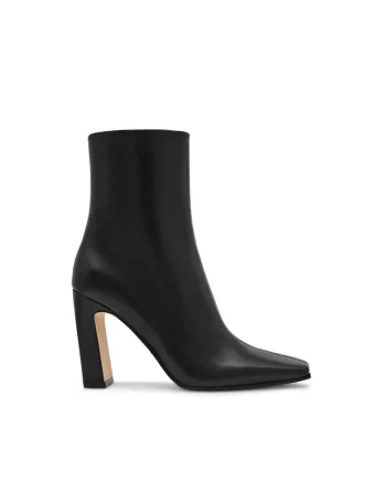 Botine de piele Lizabelle, Negru