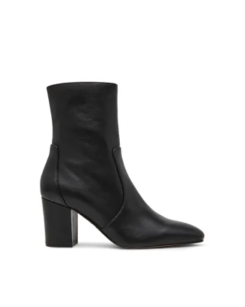 Botine de piele, Negru